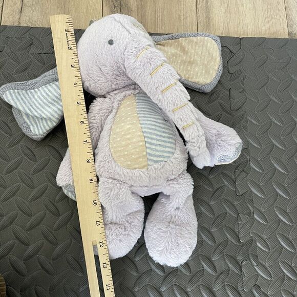 Demdaco Striped Oddball Elephant 13 inch Plush Children's Stuffed Stuffy Lovey - Picture 10 of 10